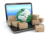 world-wide-delivering-earth-and-boxes-on-laptop